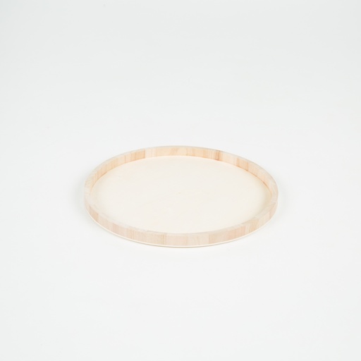 [00454] Asiana - Plateau en bois rond diam 35 cm - 215gr