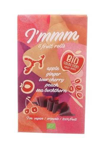 [00085] I'mmm 5 fruit roll - Sélection bio - 77gr