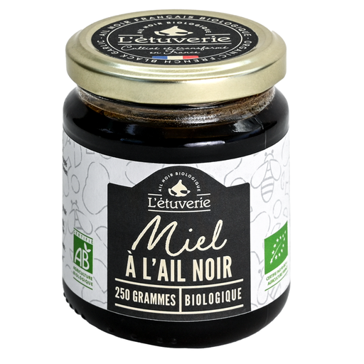 [00271] L’étuverie - Organic black garlic honey - 250gr